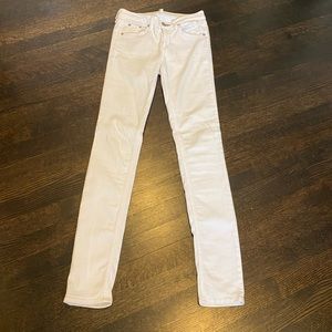 Size 24 Rag & Bone white denim pants